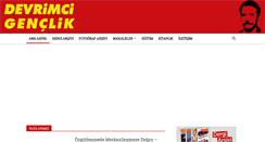 Desktop Screenshot of devrimcigenclik.com